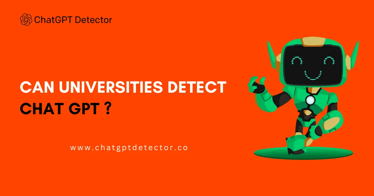 Can universities detect Chat GPT